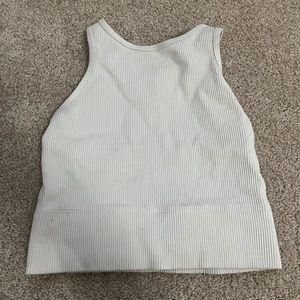 Gilly Hicks Ribbed Plunge Sports Bra